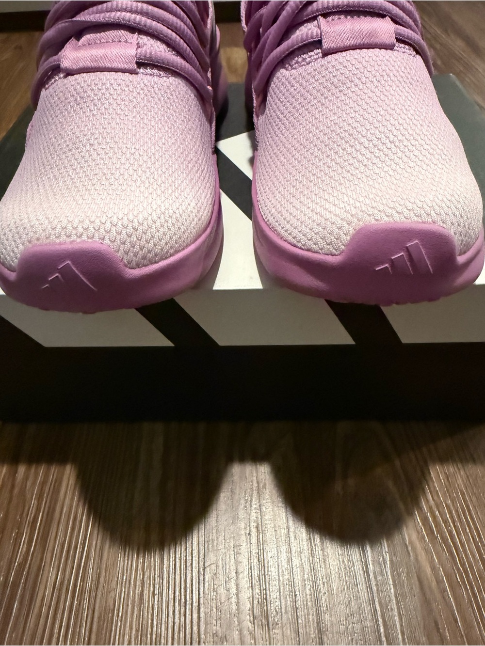 adidas Women’s Pink Athletic Slip-On Sneakers - Picture 4 of 12